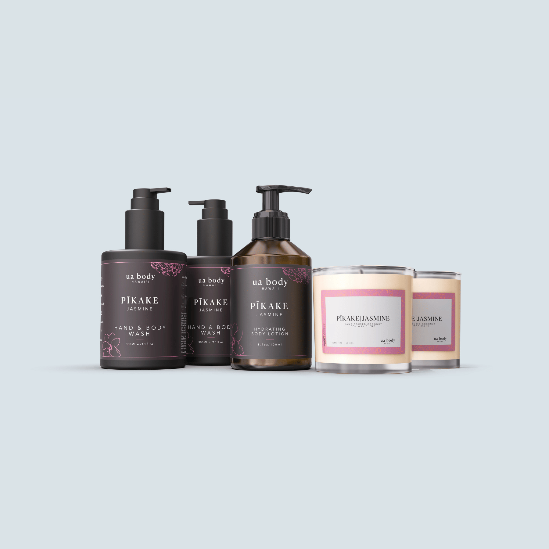 Golden Hour Glow – The Pikake Jasmine Home & Body Set
