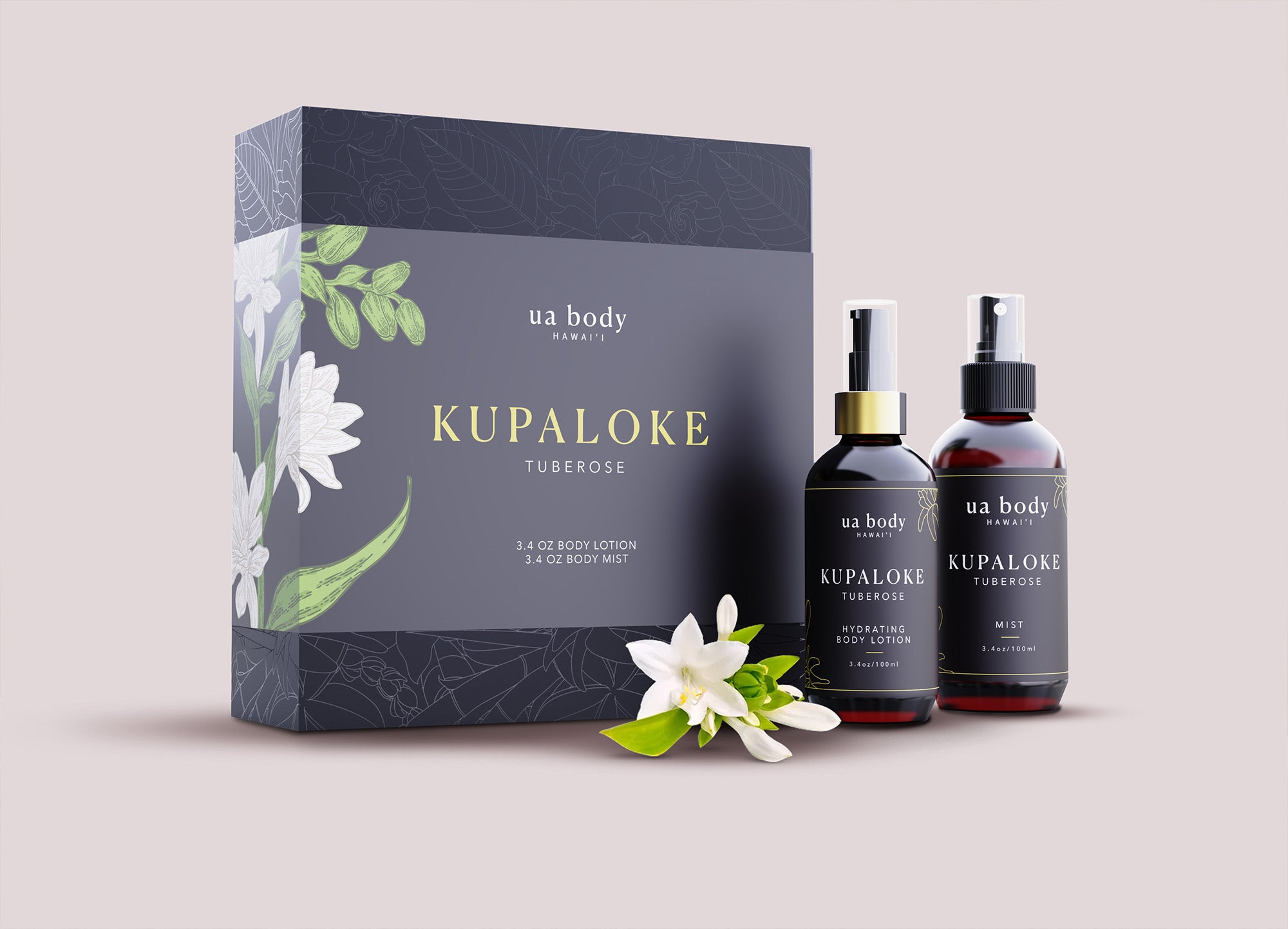 Kino Luxe Box – 3.4 oz Body Lotion and Mist Set with Your Choice of Scent