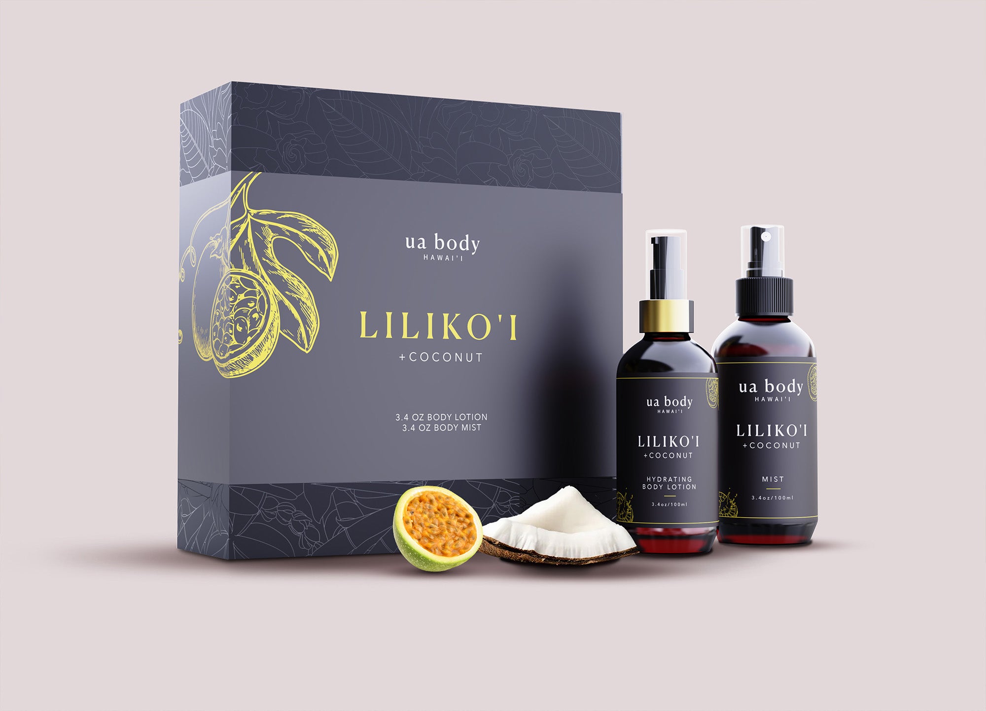 Kino Luxe Box – 3.4 oz Body Lotion and Mist Set with Your Choice of Scent