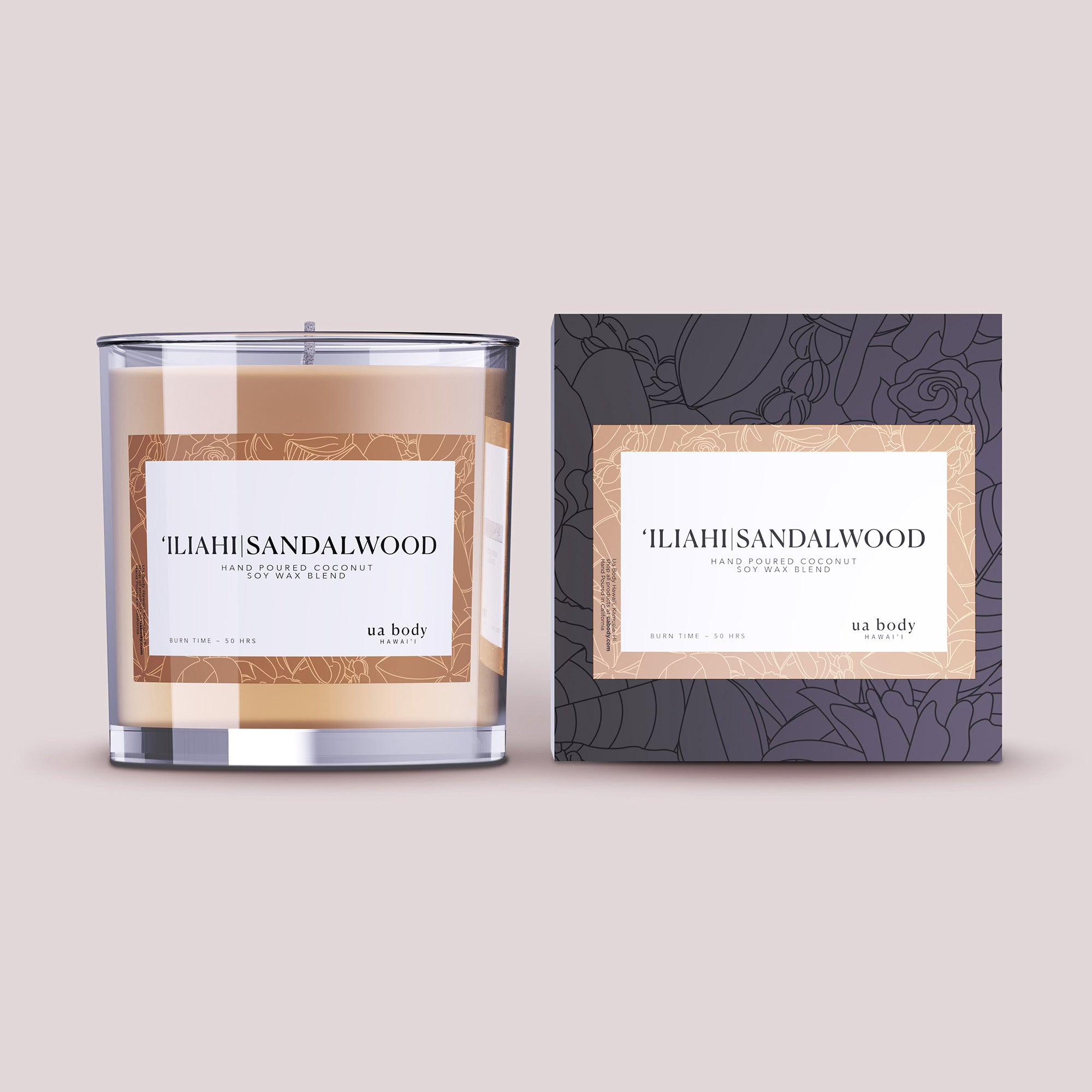 'ILIAHI Sandalwood Scented Candle