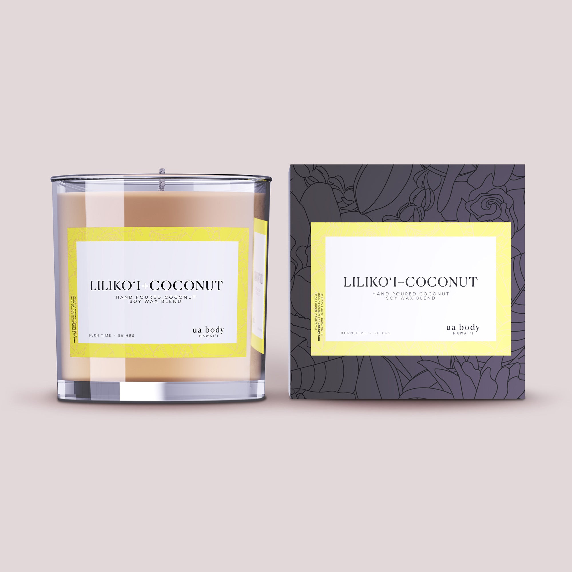 Liliko'i + Coconut Scented Candle